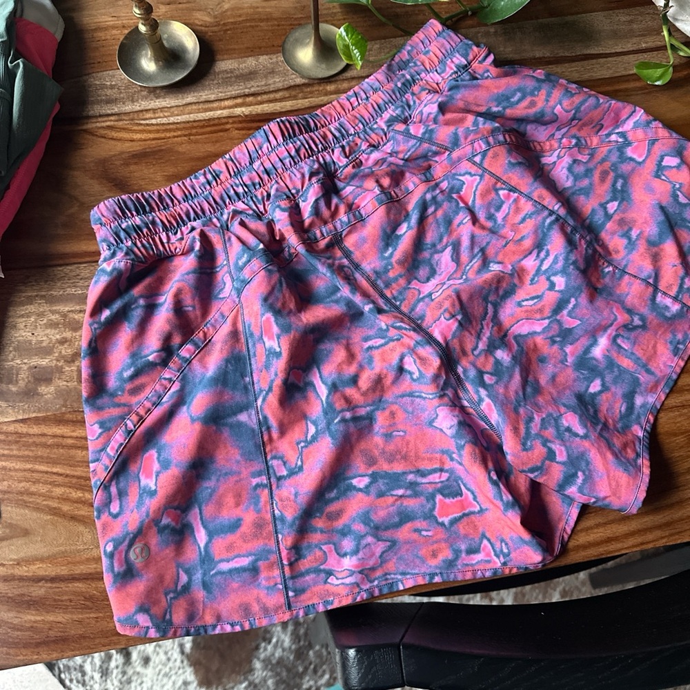 lululemon athletica Pink and Blue Athletic Shorts